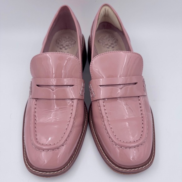 Vince Camuto Shoes - EUC Vince Camuto Women's Poise Pink‎ Patent Leather Penny Loafers - Size 5.5M